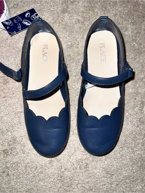 The Children's Place Navy Blue Mary Jane Dress Shoes
